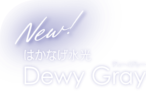 New！ はかなげ水光 Dewy Gray デューイグレー